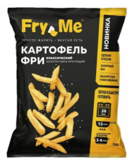 Картофель фри 9/9  классический Fry Me 0,7кг 1/12 Россия